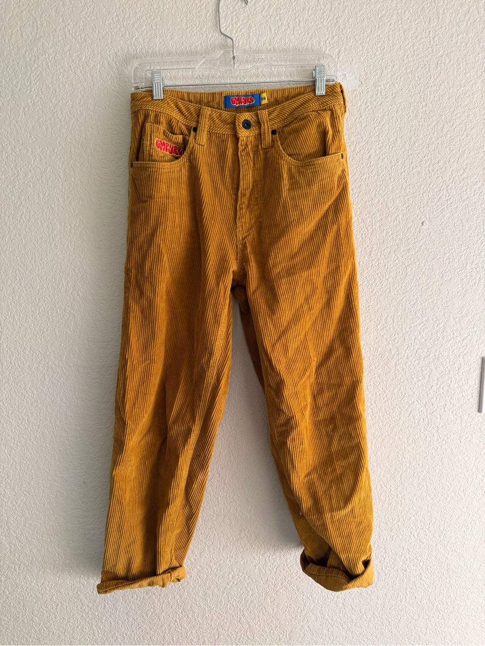 Empyre mustard yellow corduroy pants